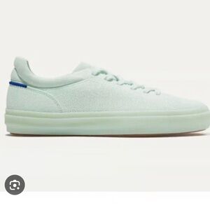 Rothy's The Lace Up Sneaker Mint Green Size 6.5